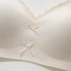 Women's Seamless Comfortable Bra Push-up Breathable Thin Bow Bra Wire-free Perfect for Small Breasts