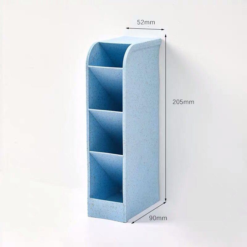 Skrivbords Pennhållare Blyerts Smink Förvaringslåda Kawaii Stor Kapacitet Skrivbordsorganisatör Ställ Fodral Skola Kontor Pappersvaror