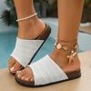Women Slippers Home Indoor Summer Shoes Women Mesh Flat Fashion Slippers Female Lightweight Designer Sandals Retro Slides Women