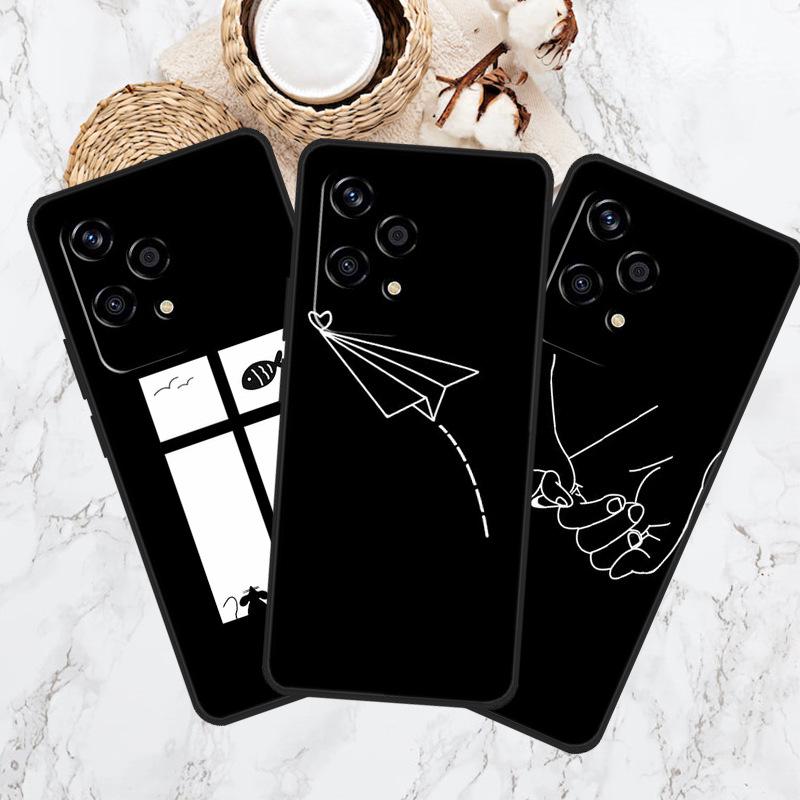 Einfache farbige weiche TPU-Hülle für Honor 200 Lite 5G - Herren- & Damen-Stile