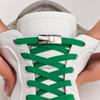 1 Paar Elastische Schoenveters Zonder Strikken Schoenveters Drukken Op Het Metalen Slot Platte Schoenen Kinderen en Volwassenen Veiligheid Luie Schoenveters Elastiek