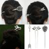 Metal Hair Pin Dragon Hair Stick Hair Styling Stick Western Hairpin Accessories