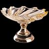 Flavinmci European Modern Pedestal Crystal Glass Fruit Bowl