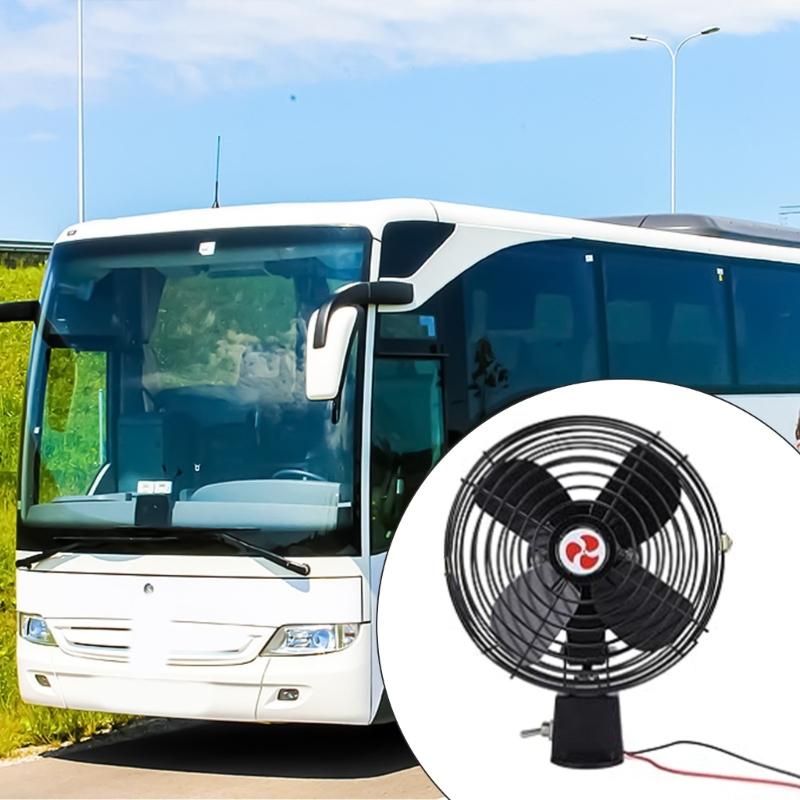 Metallkonstruktion 12V 24V Auto-Kühlventilator Leiser Betrieb Für Kraftstoffeffiziente Klimaregelung in Verschiedenen Fahrzeugtypen