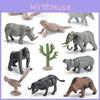 Chameleon Elephant Lion Pvc Model Set With Realistic Design For Educational Display And Collectors