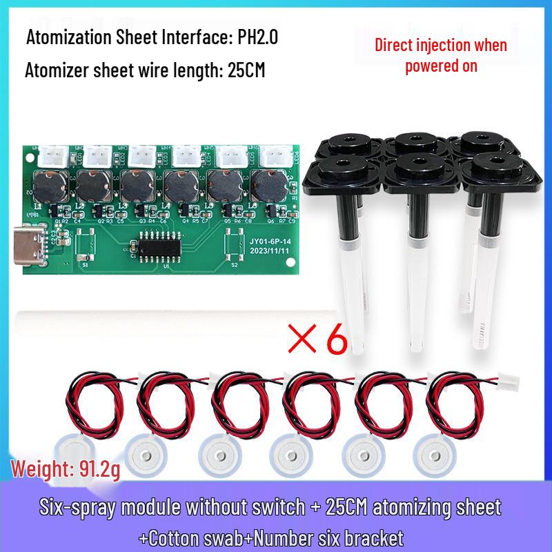 Multi-Spray Aroma Humidifier Module with Atomizing Sheet & Electronic DIY Board