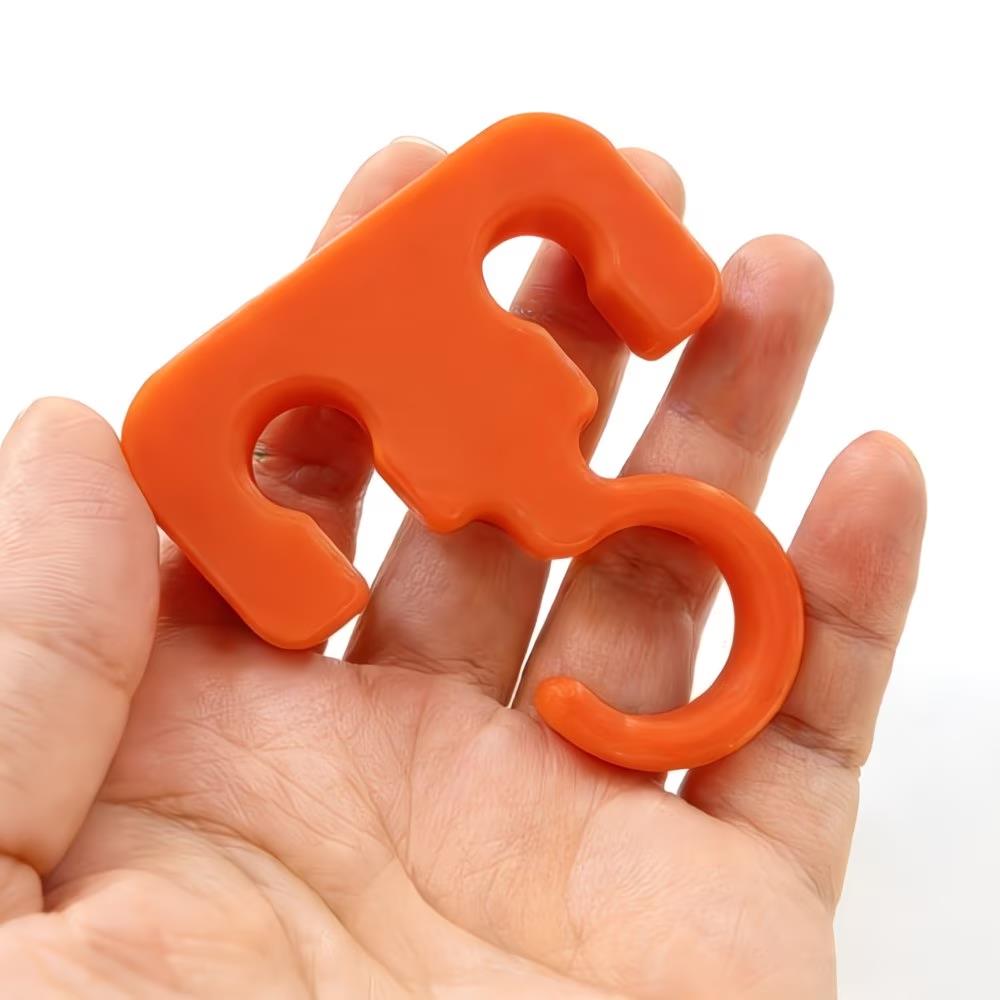 4pcs Camping Rope Hooks – Versatile Gear Hangers for Tents, Backpacking & RV Essentials
