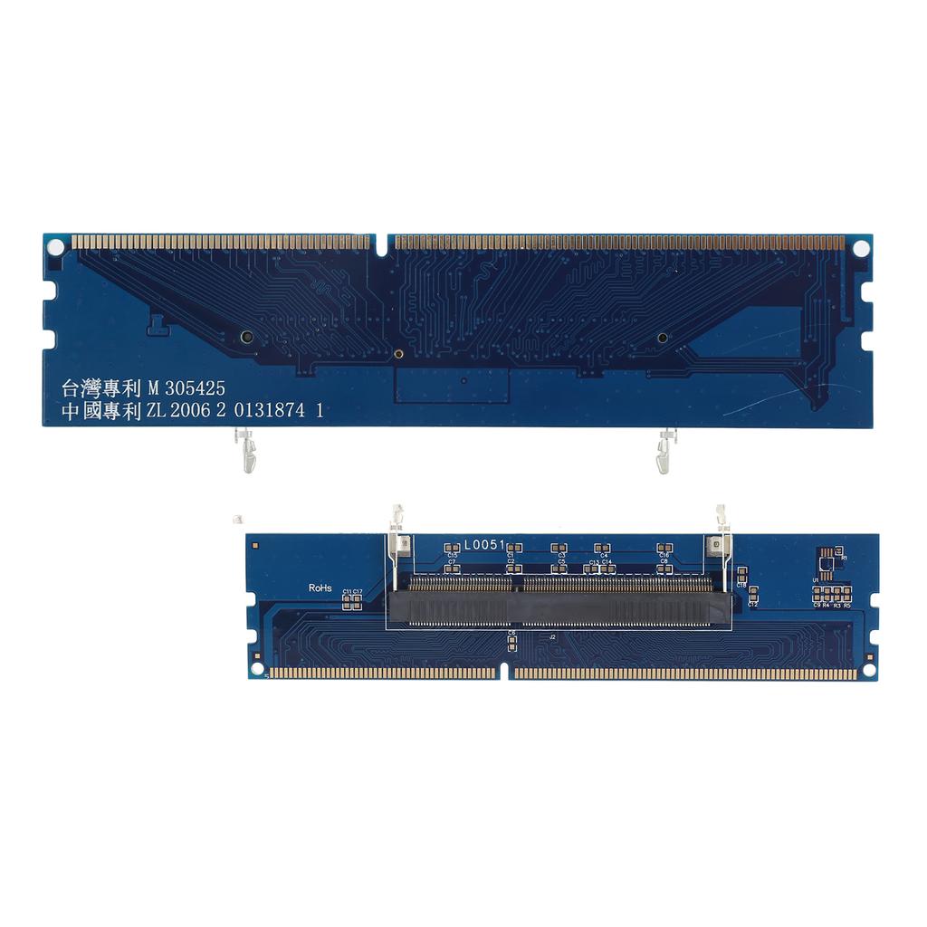 Convert Adapter Card PCB Supports 1.5V Mainboard Accessory for DDR3 Notebook Memory