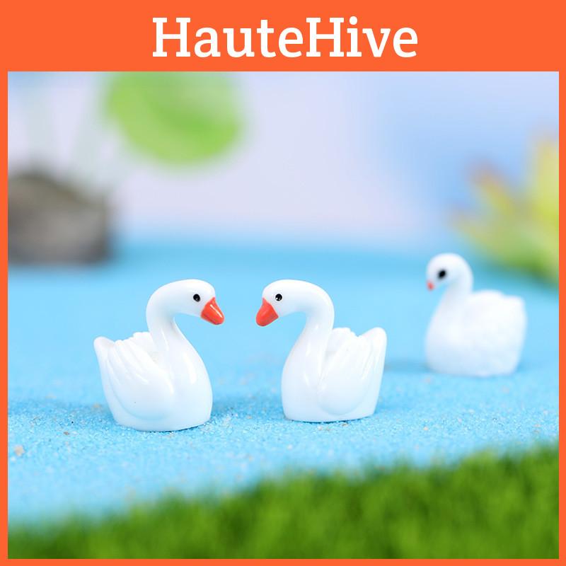 Adorable Resin Swan Ornaments For Creative Zakka Gifts And Couples Decor