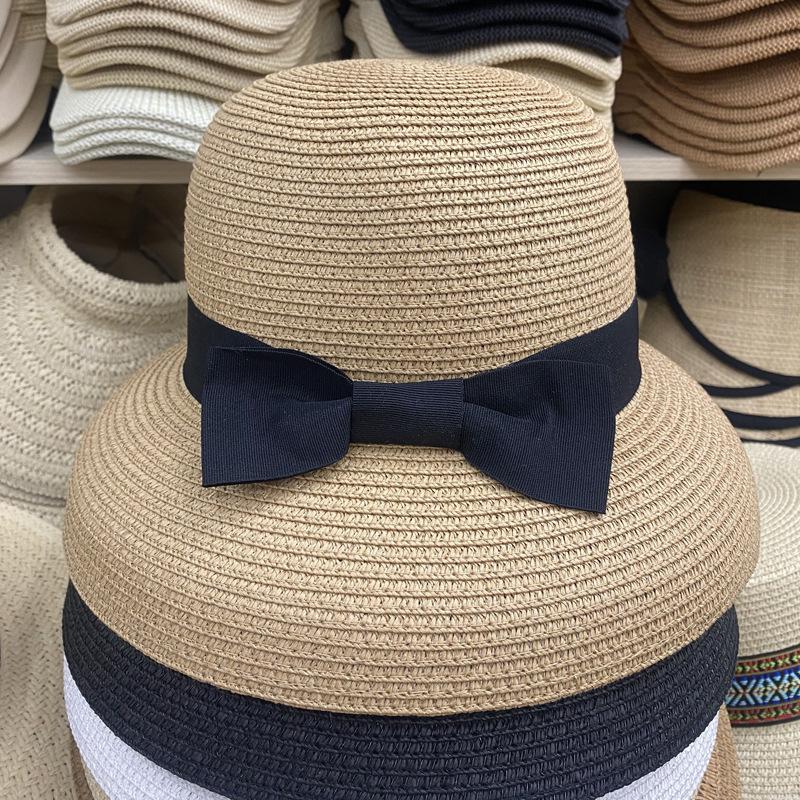 Straw Hat Female Sunshade Sunscreen Hat Summer Lampshade Hat Outdoor Versatile Sun Hat Adult
