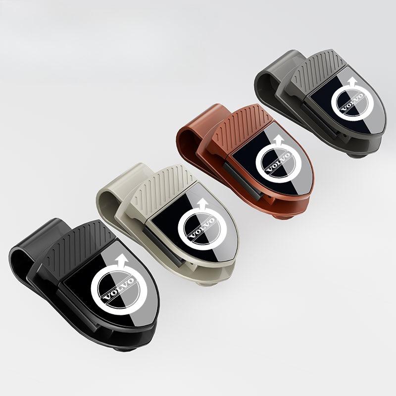 Car Glasses Holder Suitable for Volvo XC60 XC90 S60 S90 V40 XC40 Glasses Case Car Glasses Clip Storage Box Accessories