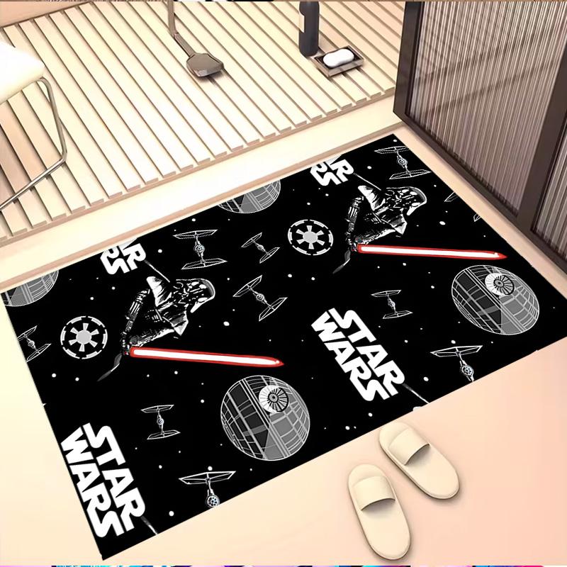 Star Wars Print Rug, Washable Floor Carpet, For Entryway Dorm Laundry Room Office Study, Home Decor Birthday Christmas Gift