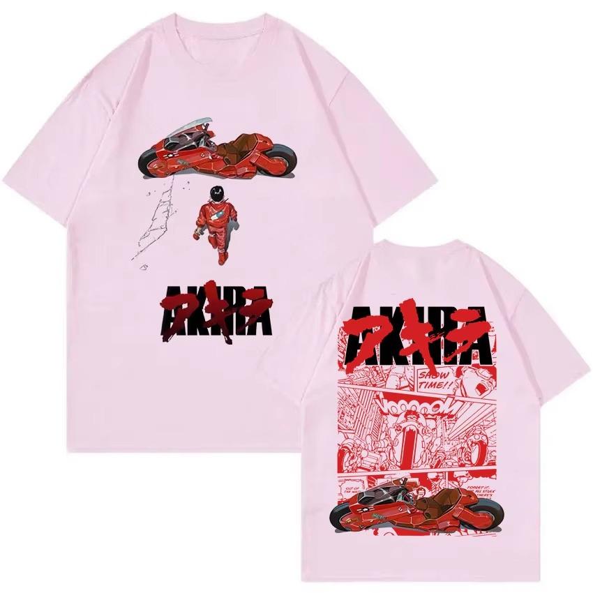 Summer Hot Sale Japanese Science Fiction Cartoon Movie Anime Akira Graphic T Shirts Unisex Hip Hop Streetwear Oversized T-Shirt