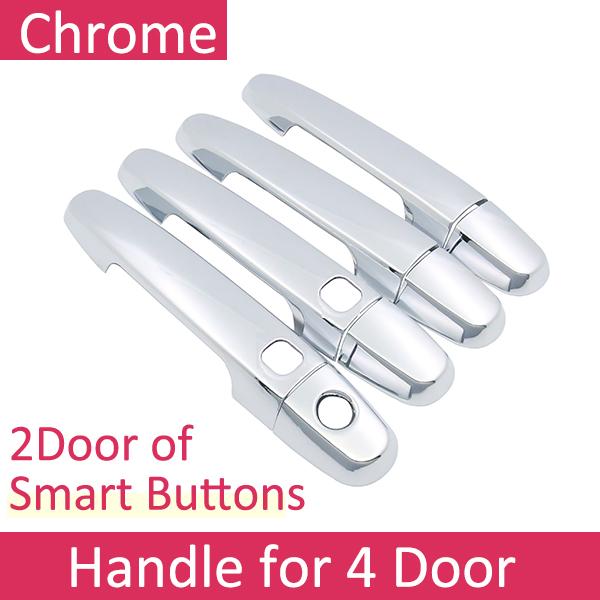 For Daihatsu Boon Sirion M300 2004~2015 Chrome Door Handle Cover Car Accessories Stickers Trim Set 2005 2007 2009 2011 2013 2014