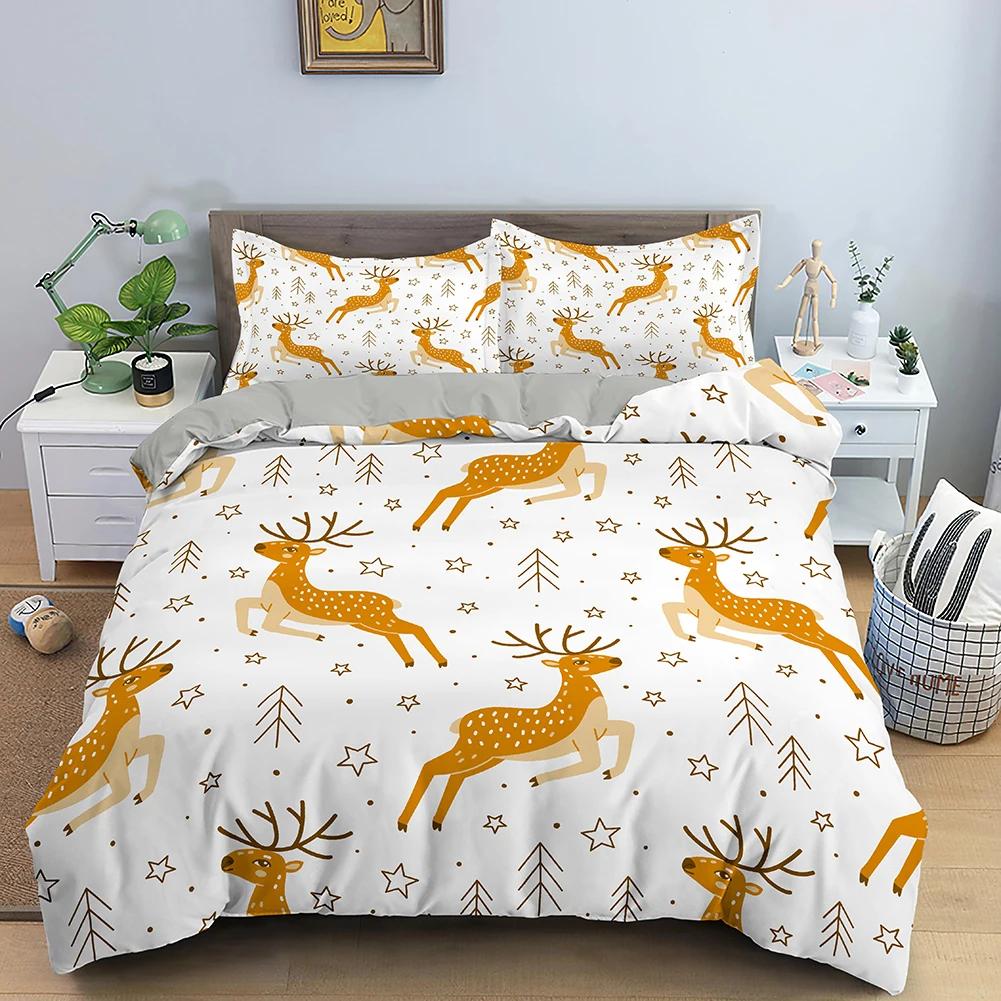 Comforter Christmas Snowman Christmas Hat Merry Christmas Style Decor King Queen Full Sizes For Women Men Kids Holiday Gifts