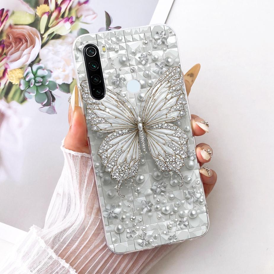 Pour Xiaomi Redmi Note 8 Note8 T Coque Nouvelle Housse Peinte de Luxe Coque de Téléphone Souple Fine Pour Xiaomi Redmi Note 8 Pro Note8 2021 Fundas