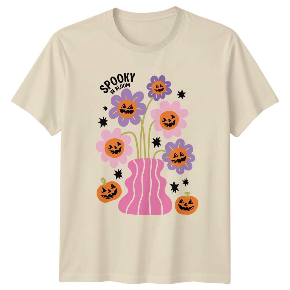 Spooky In Bloom Halloween Holidays Unisexs TShirt Unisexs Tee Graphic Tee Unisex