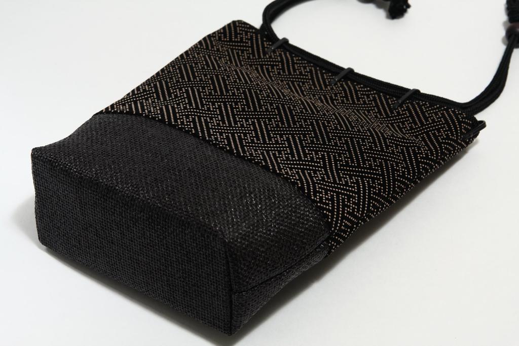 Saya Pattern Inden Style Shingen Bag Drawstring Bag Made In Japan [Hasegawa] Men's