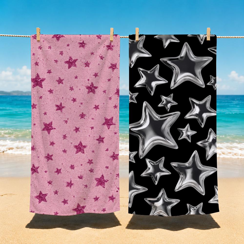 American Stars Towel Beach Blanket Towel  For Travel Gym Shower Luxury Lightweight Camping Pool  Tropical Cute
