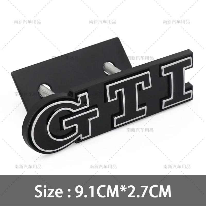 YKPSC1 3D Metal GTI Grill Emblem Badge Rear Trunk Decal Car Sticker for Volkswagen VW Golf 5 6 7 8 MK2 MK3 MK4 MK5 MK6 MK7 Accessories