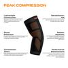 IMPETUS 3D Elbow Support – Elbow Brace for Men & Women for Gym, Sports & Pain Relief | Compression Sleeve | Tennis Elbow Sleeve for Workout, Cric