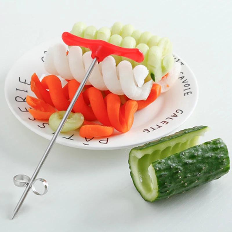 Gemüse Spiralmesser Kartoffel Karotten Gurke Salat Chopper Schraube Hobel Cutter Spiralizer Küchenwerkzeuge Zubehör
