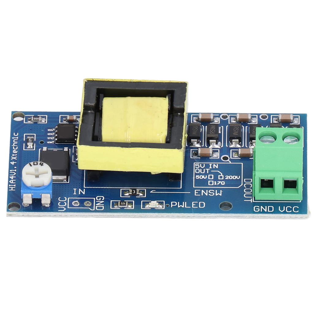 DC To DC Boost Converter PCB Adjustable for Security 5‑12V Boost To 300‑1000V 2~20mA