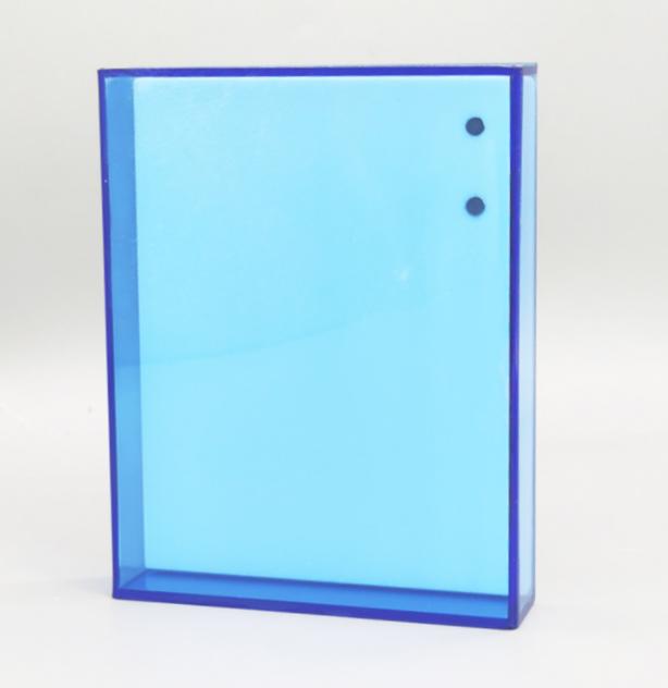 High Quality Custom Logo Acrylic Rectangular Eyelash Tile Case Cover Durable Extension Tool Case Custom Logo Color