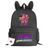Kids Rabbit Ear Backpack Girls Kpop Zoey Mira Rumi Rumi Mira Zoey Printed Student School Bag