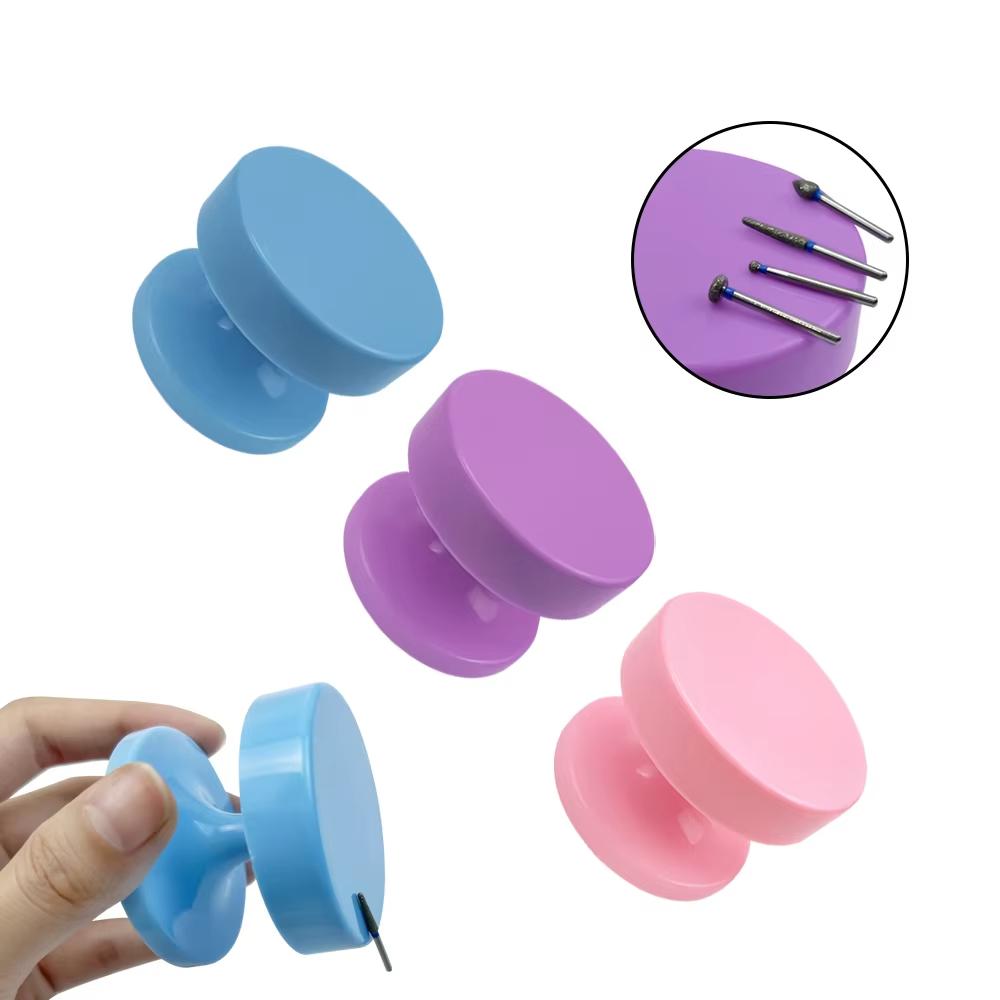 Magnetic Bur Holder Dental Drills Holder Plate Storage Organizer Magnet Suction Cup Orthodontic Tool Burs Rack Dentist Instrumen