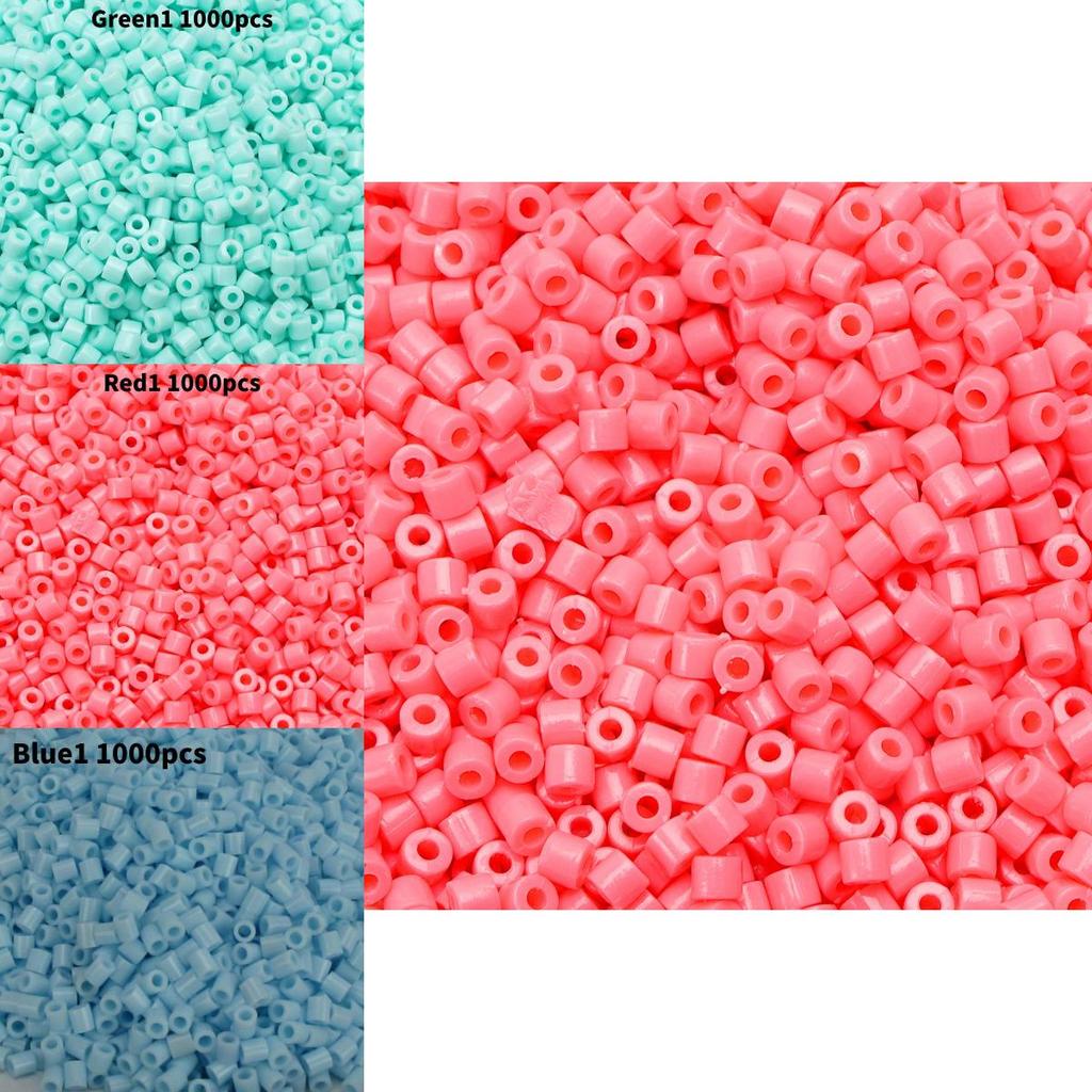 5mm Plastic Beads 1000pc Diy 3d Puzzle Kit For Kids Creative Craft Activity Toy