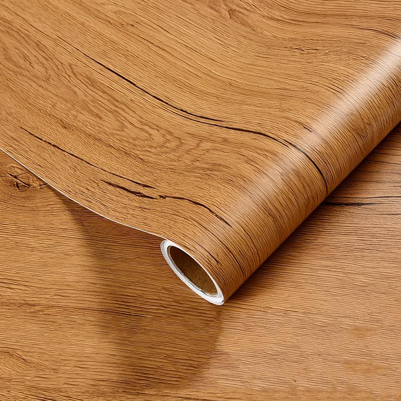 Szerokość 55cm Tapeta PCV z wzorem drewna na drzwi, szafę, szafkę, stół, meble, wodoodporne samoprzylepne naklejki, folia do dekoracji domu