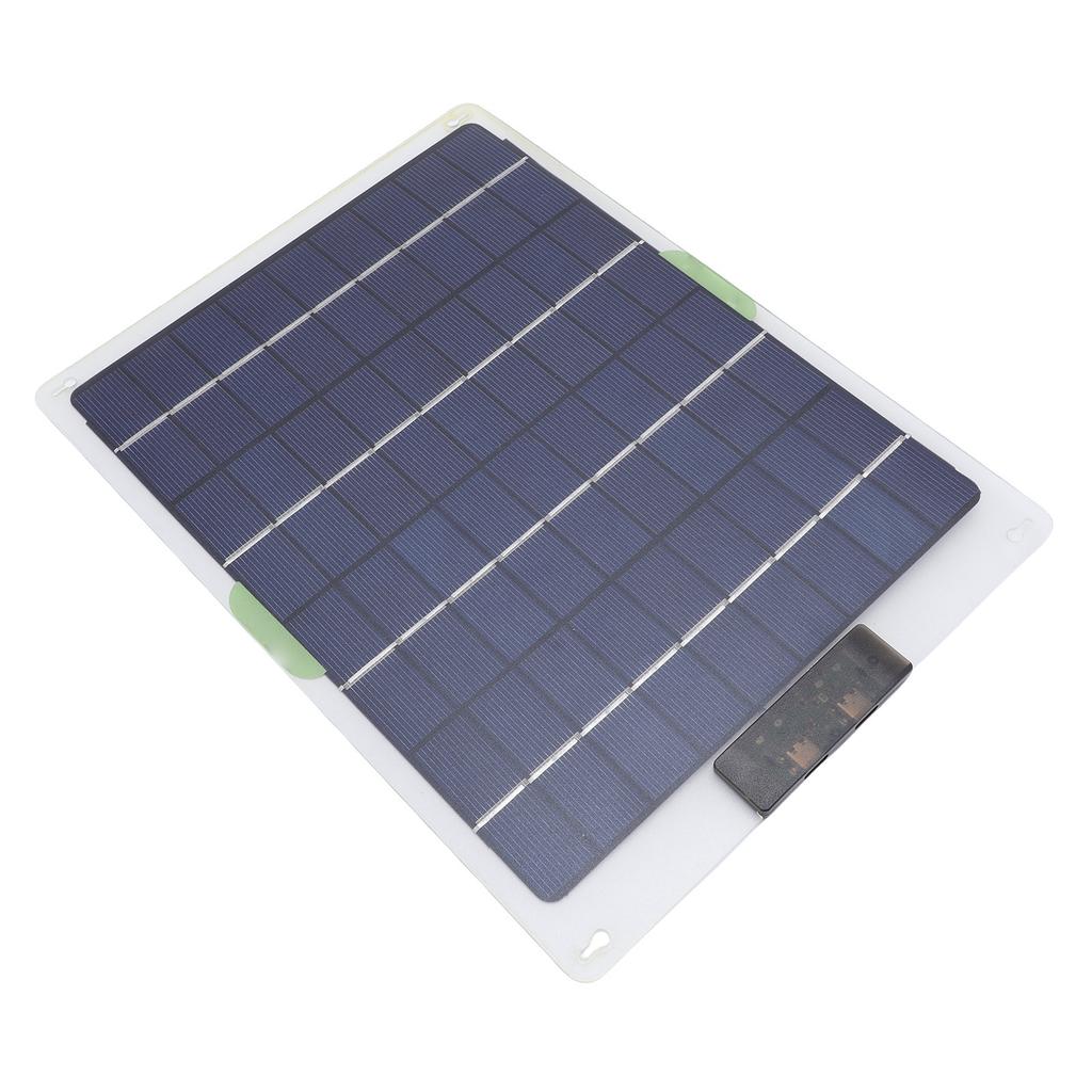 Solar Panel Monocrystalline Silicon 10W Fast Charging Double Type C 5V 2A Solar Charger for Phone Tablet