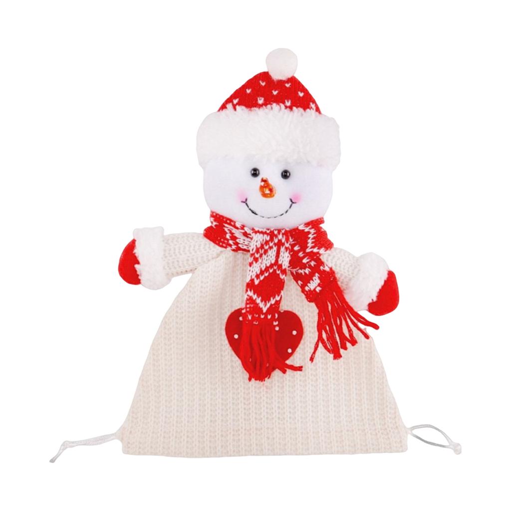 Christmas Cute Knitted Candy Bag Doll Christmas Eve Bag Gift Bag Jewelry