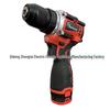 16.8V Brushless Red Electric Drill & Screwdriver for Household Use