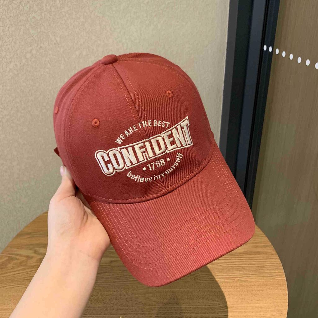 Fashion Hat Big Head Circumference Baseball Cap Female American Retro Face Small Versatile Embroidered Cap Male Summer Sunshade Sunscreen Tide