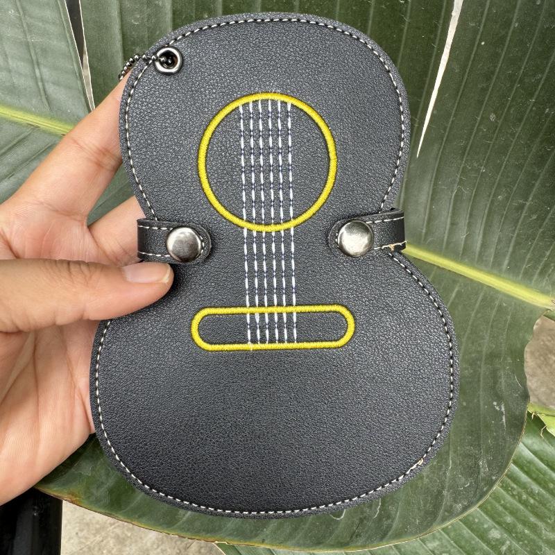 Embroidered Guitar Pick Storage Case - Creative Design Pick Bag