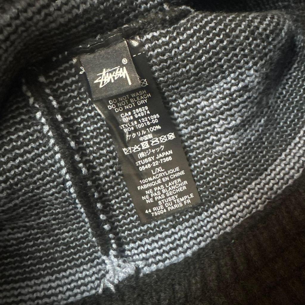 Used Stussy JACQUARD KNIT BUCKET HAT Summer