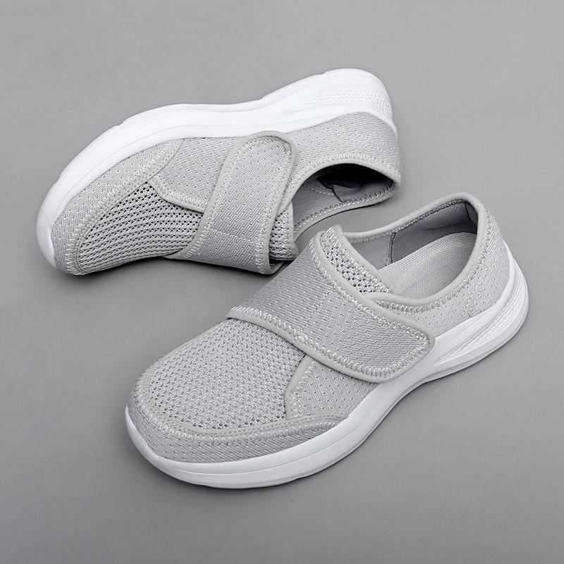 2024 femei ortopedie picioare late umflate mers pantofi ocazional degetul mare ajustare moale confortabil pantofi diabetici barbati