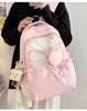 Schoolbag New College Style Cute School Bag Junior High School Student High School Student Lightweight Backpack Girl Large Capacity Backpack