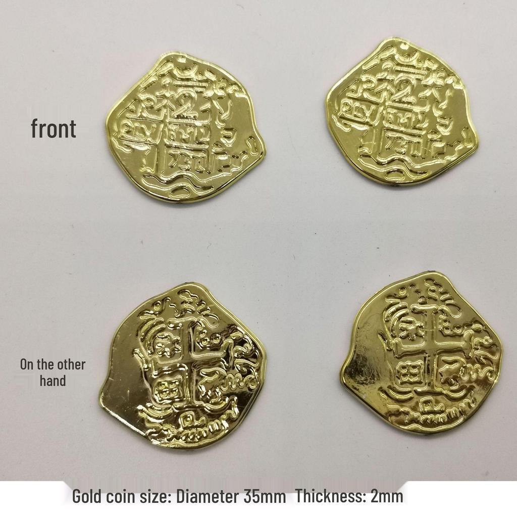 Pirate Gold Coin Simulation Game Ornaments & Chips