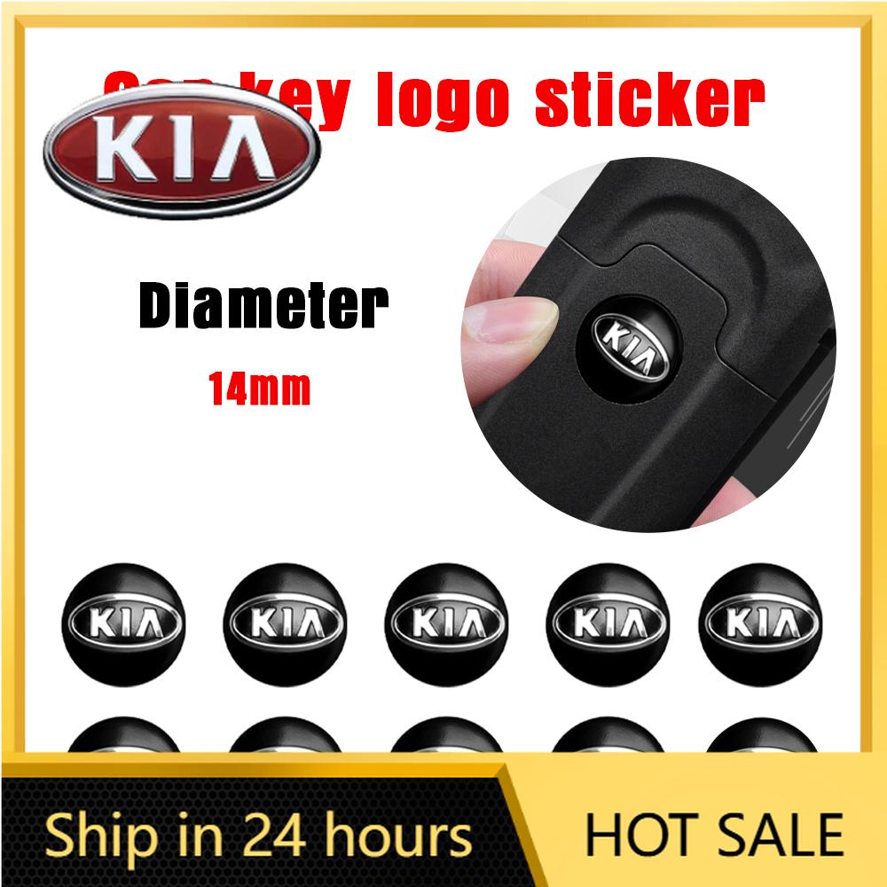 2026 Hot Car Sticker 5/10/20Pcs Car Key Emblem Sticker For KIA Ceed Sportage Rio Proceed K5 Sedona Forte Cerato Venga Remote Con