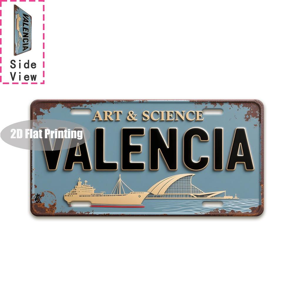 Tin Sign Vintage Durable Metal Plaque Wall Decor Home Office Bar Man Cave Dining Room City Coordinate Birth Year License Pl