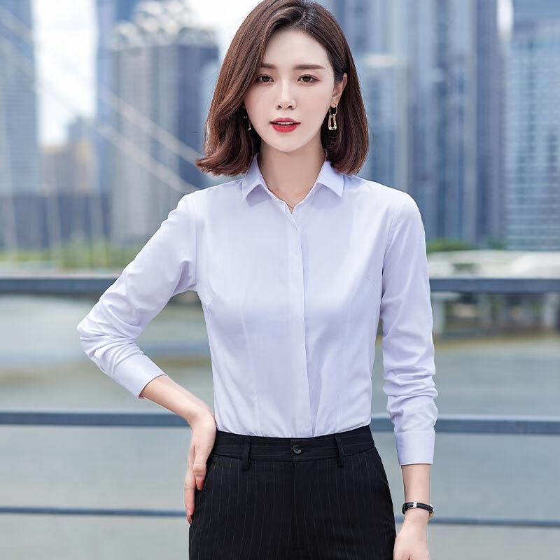 TELUOMAN Anti-wrinkle Long-Sleeved Work Shirt L