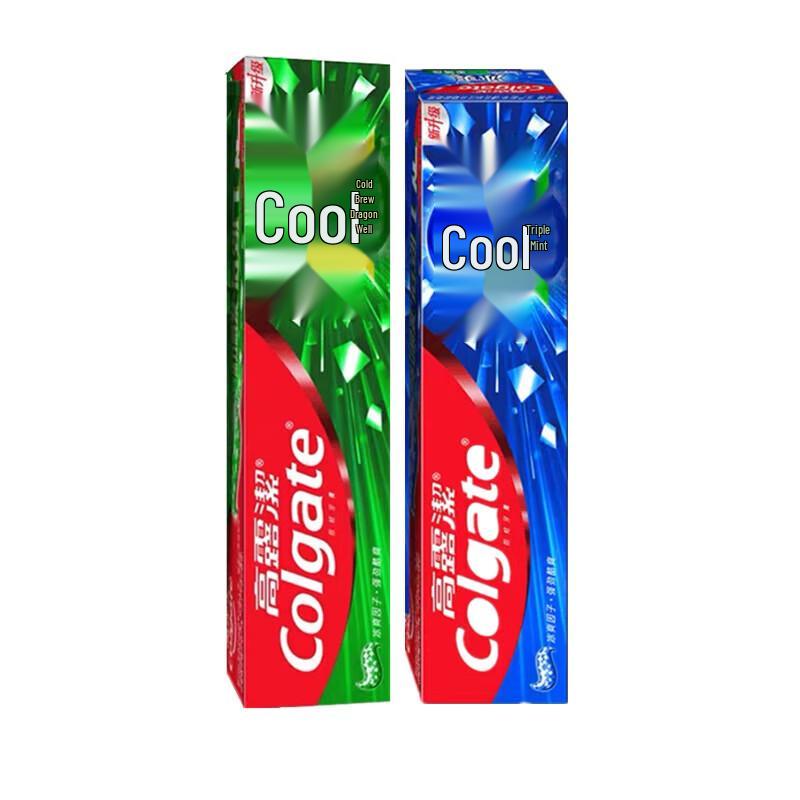 Colgate Ice Cool Triple Mint & Longjing Tea Toothpaste Twin Pack