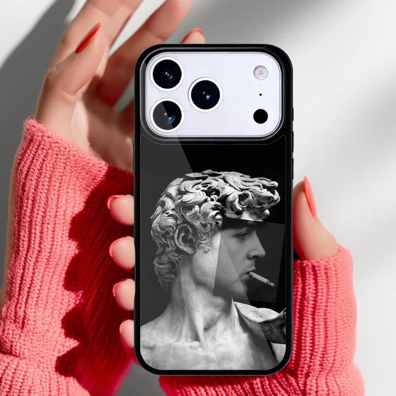 Greek Aesthetics Plaster statue Phone Case for iPhone 17 16 15 14 13 Pro Max Back Cover for 12 11 Pro Coque