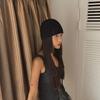 LOOPRUFF LOOPRUFF_Crochet beanie(Black)