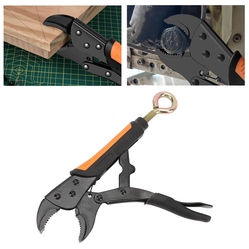 Locking Pliers Clamp Pressure Curved Jaw Carbon Steel Locking Pliers for Metalworking Woodworking