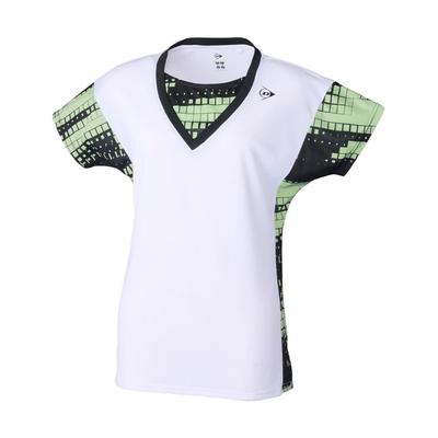 DUNLOP Tennis Wear Game Shirt Women 2026SS DAP1620W White M