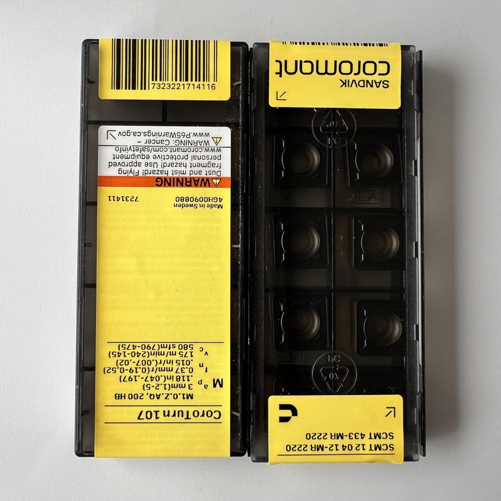 

SANDVIK / SCMT120412-MR 2220 / Original Swedish hard alloy blade 10 Pcs